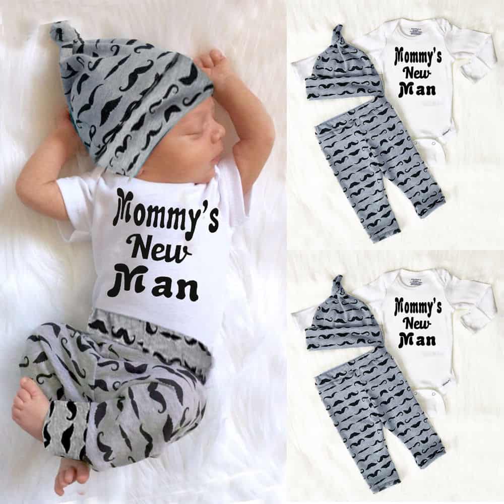 Short-sleeved Baby Boy Clothes Set